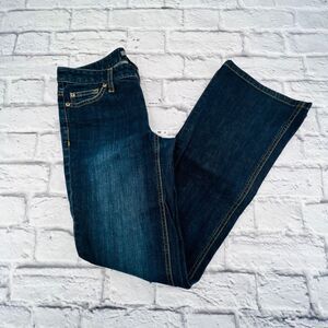 Ann Taylor Factoy Jeans Womans 0 Slim Leg Fit Sits lower on the Waist Bootcut